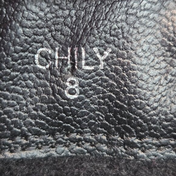 Steve Madden Ankle Boots Size 8 Black Leather Grunge Goth Edgy Chain Booties - Picture 14 of 14